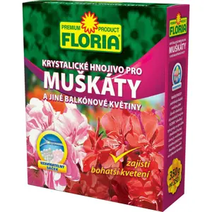 FLORIA kryst. hnojivo pro muškáty a jiné balkónové květiny 350g