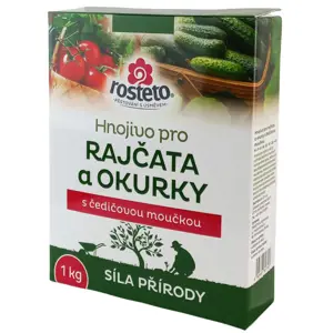 Hnojivo Rosteto Rajčata a okurky 1kg -  s čedičovou moučkou