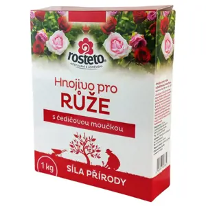 Hnojivo Rosteto Růže 1kg -  s čedičovou moučkou