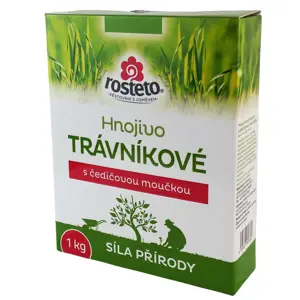 Hnojivo Rosteto Trávník 1kg -  s čedičovou moučkou