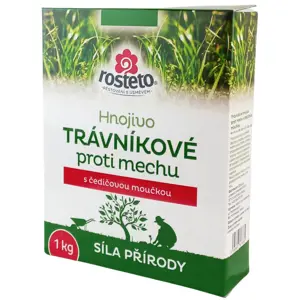 Hnojivo Rosteto Trávník proti mechu 1kg -  s čedičovou moučkou