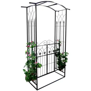 Zahradní pergola s brankou 106x50x217cm / CH9074