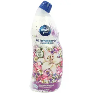 Ambi Pur WC aktivní hygienický čistící gel s vůní White Flowers 750ml