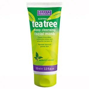 Beauty Formulas Tea Tree čisticí maska na obličej 100ml