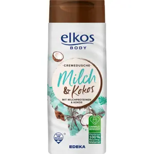 Elkos Sprchový gel kokos a mléko 300ml