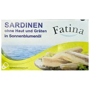 Fatina sardinky ve slunečnicovém oleji 125g