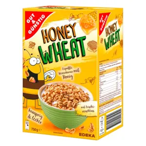 GG Honey Wheat pšeničné lupínky s medem 750g