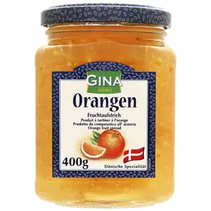 Gina Orange fruit spread ovocná pomazánka z pomerančů 400 g