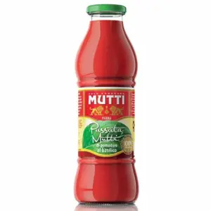 MUTTI Passata jemné rajčatové pyré s bazalkou 700g