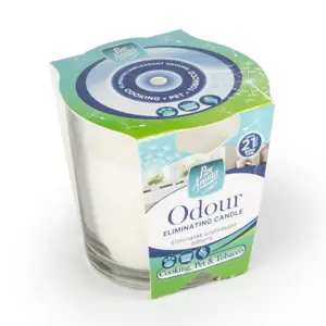 PanAroma Odour Eliminating svíčka pohlcující pachy bílá 85g