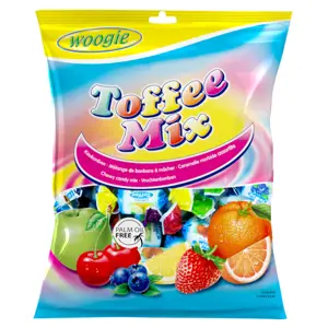 Woogie žvýkací bonbony Toffee mix 160g