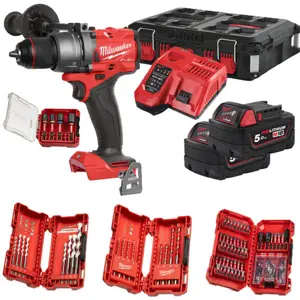 Aku příklepová vrtačka Milwaukee M18 FPD3100P-502P COMBO KIT IN2