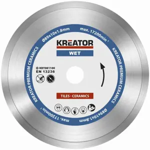 Diamantový kotouč celoobvodový Kreator PREMIUM 89mm