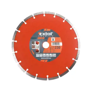 Diamantový řezný kotouč segmentový EXTOL PREMIUM 230 mm 108715