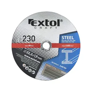 EXTOL CRAFT 106950 - kotouče řezné na kov, 5ks, 230x1,9x22,2mm