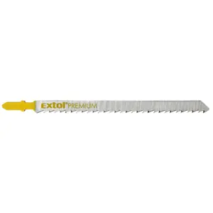 EXTOL PREMIUM 8805012 - plátky do přímočaré pily 5ks, 126x4,0mm, HCS