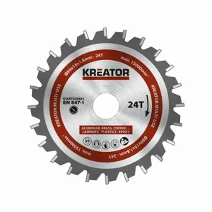 Pilový kotouč univerzální Kreator 89 mm 24T KRT020501