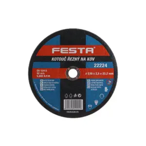 Řezný kotouč na kov FESTA 230 mm 22224