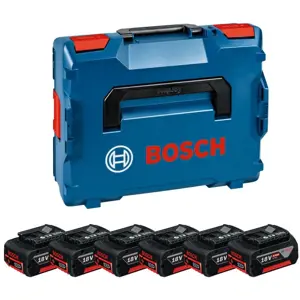 Sada akumulátorů Bosch 6x GBA 18V 4.0Ah 1600A02A2S