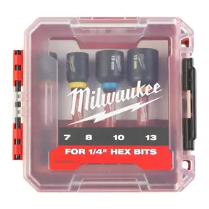 Sada nástrčných klíčů Milwaukee SHOCKWAVE 4 ks 4932492445