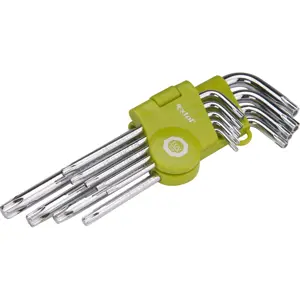 Sada torx klíčů EXTOL CRAFT T10-50, 9ks 66011