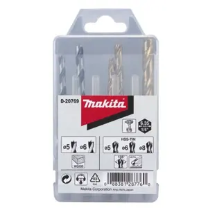 Sada vrtáků Makita 5 ks D-20769