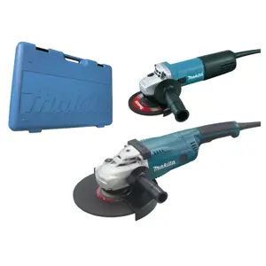 Set elektrických úhlových brusek Makita DK0053G