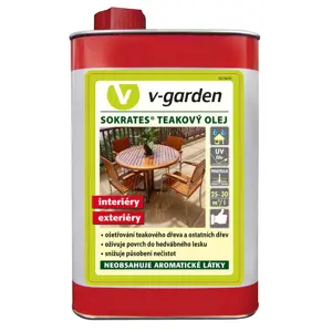 Teakový olej Sokrates 0,6 l V-garden