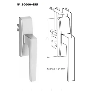 Sobinko klika stříbrná S30000-655 C1