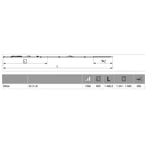 Štulpová převodovka MM 1590 FIXNÍ, FFH 1341-1590 GM600