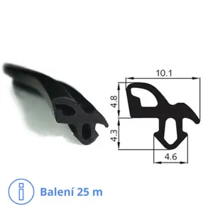 Těsnění pro profil Aluplast TS1560 - balení 25 m