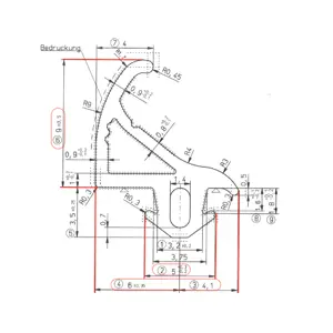 Těsnění pro profil Brügmann DP 1500 R