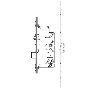 Z-TS zámek E92 PZ 4I-S DM35 VK8 F-2400X16, prodlužitelný PT