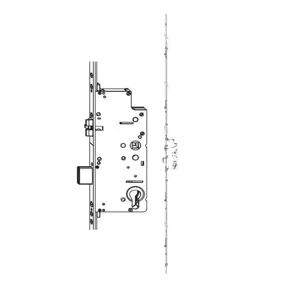 Z-TS zámek E92 PZ 4I-S DM55 VK8 F-2400X20, prodlužitelný PT