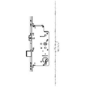 Z-TS zámek E92 PZ 4I-S DM65 VK8 F-2.400x16, prodlužitelný PT