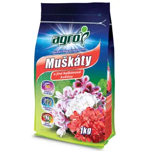 AGRO CS AGRO Organominerální hnojivo muškáty 1 kg CZ/SK