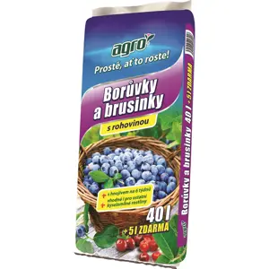 AGRO CS AGRO Substrát pro borůvky a brusinky 40l + 5l