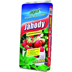 AGRO CS AGRO Substrát pro jahody 40 l + 5 l