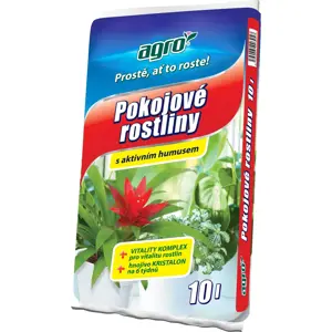 AGRO CS AGRO substrát pro pokojové rostliny 10 l