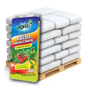 AGRO CS AGRO Substrát pro rajčata, papriky a okurky Paleta - 51x40+5l