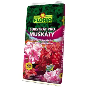 AGRO CS FLORIA substrát pro muškáty 50 l