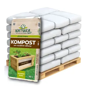 AGRO CS NATURA Kompost pro vyvýšené záhony Paleta 51x 50 l