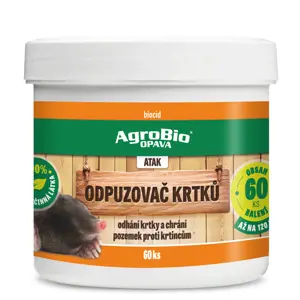 AgroBio ATAK Odpuzovač krtků 60ks