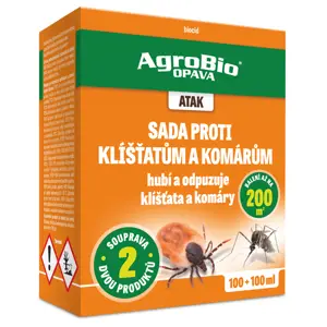 AgroBio Atak- sada proti klíšťatům 100+100 ml