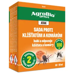 AgroBio Atak- sada proti klíšťatům 50+50 ml