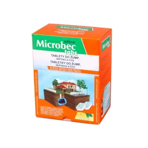 BROS Tablety MICROBEC TABS do žump, septiků a ČOV 16x20g