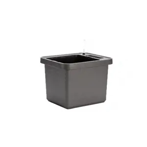 Plastia Samozavlažovací velkoobjemový truhlík Berberis UNO 45 cm x 39 cm x 35 cm - antracit