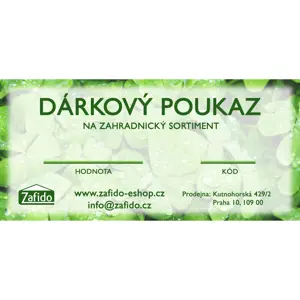 Zafido Dárkový poukaz v hodnotě 1500 Kč